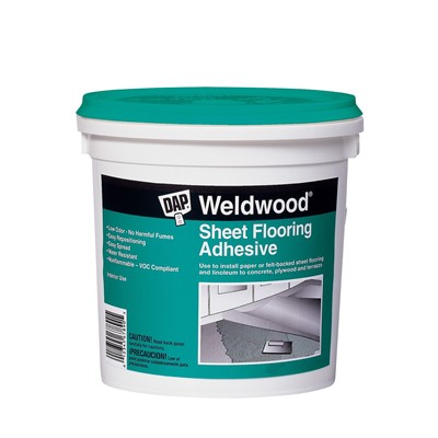 WELDWOOD SHEET FLOORING ADH QUART 2.79#